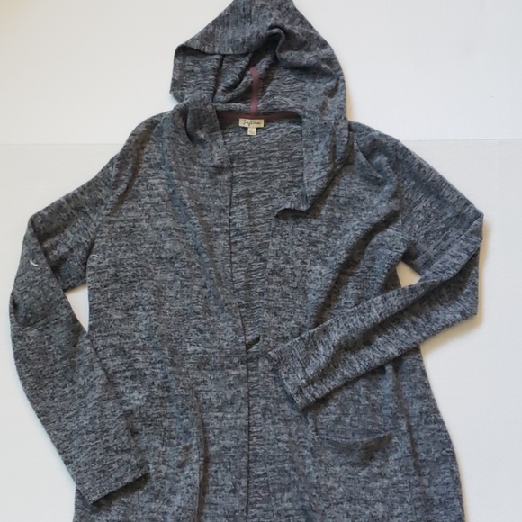 Lily White Sweaters - Soft Fuzzy Open Front Cardigan
